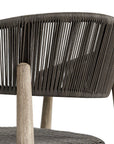 Dermott - Outdoor Bar Stool - Brown / Dark Gray