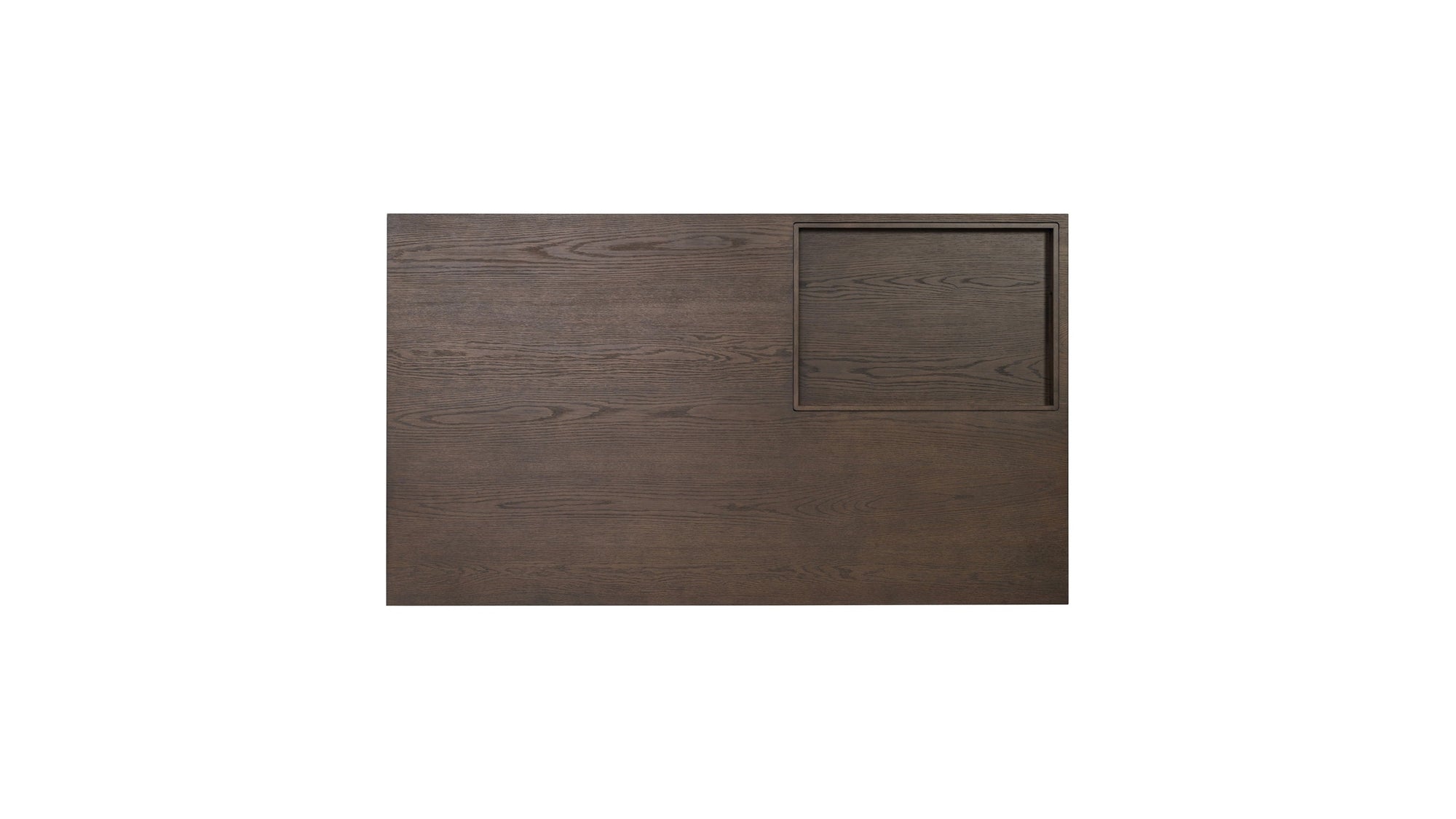 Athens - Rectangular Coffee Table With Casters - Chocolate Brown