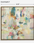Party Time - Framed Abstract Art - Beige