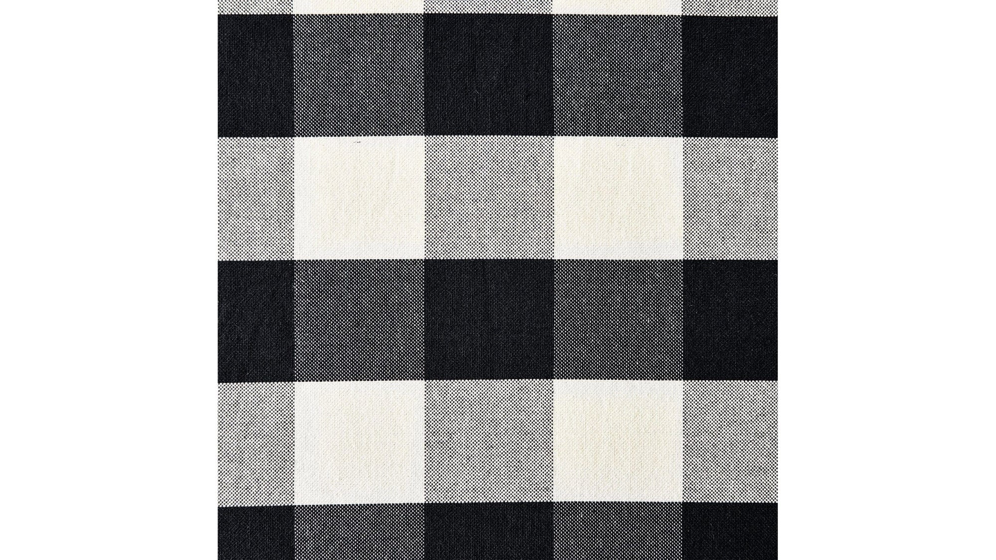 Camille - Twin Buffalo Check Comforter Set Set of 2 - Black / Natural