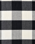 Camille - Twin Buffalo Check Comforter Set (Set of 2) - Black / Natural