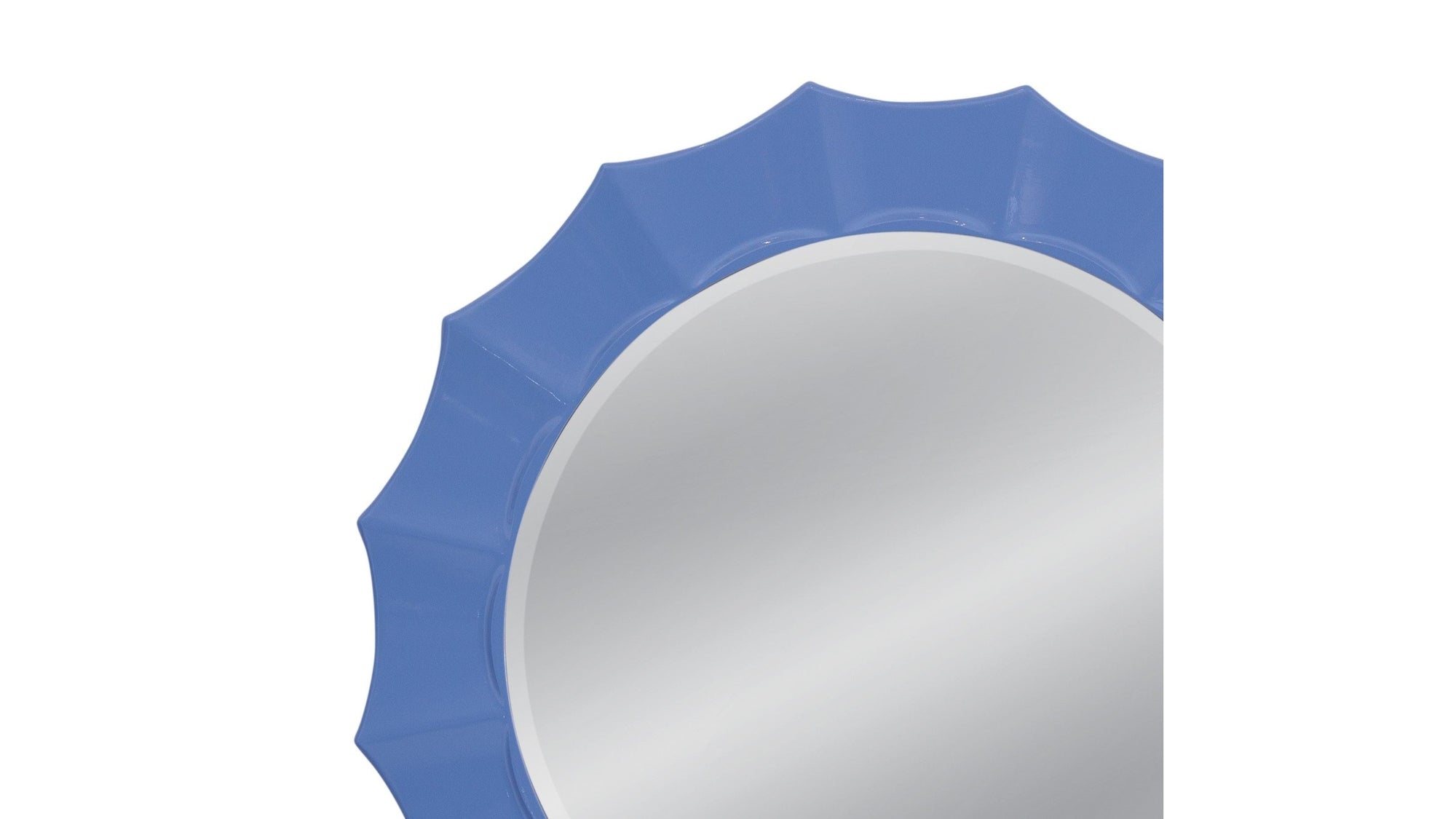 Blue Altair - Wall Mirror - Blue