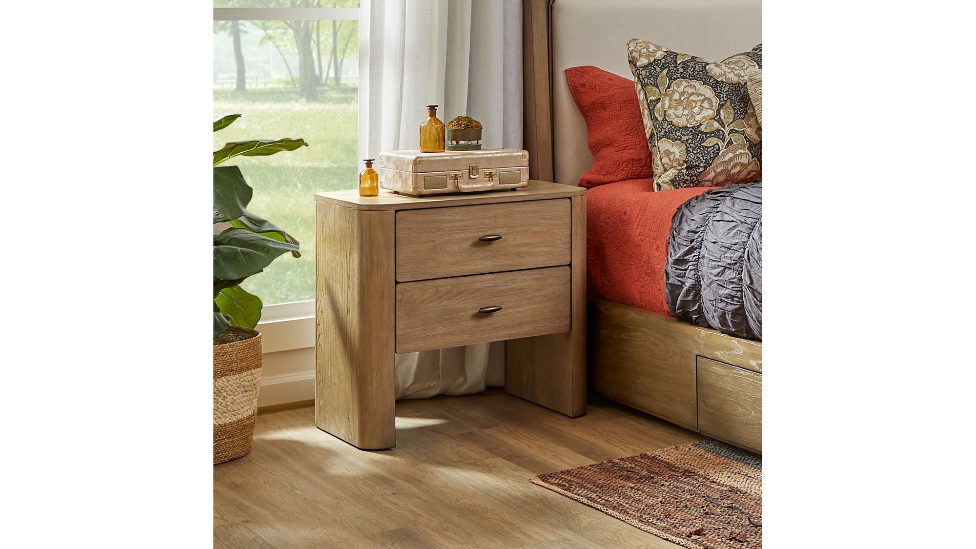 Normandy - Nightstand - Light Brown