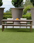 Travessa - Outdoor Round Stone Tray - White