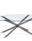 Deen - Oval Cocktail Table - Gray