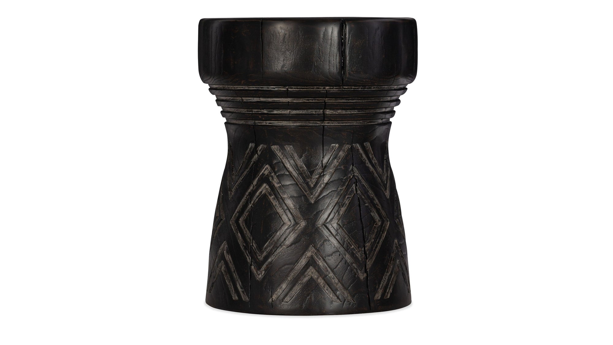 Commerce And Market - Carved Stump Side Table