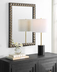 Silvio - Tiled Vanity Mirror - Gold
