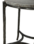 Stonewall - End Table - Silver / Black