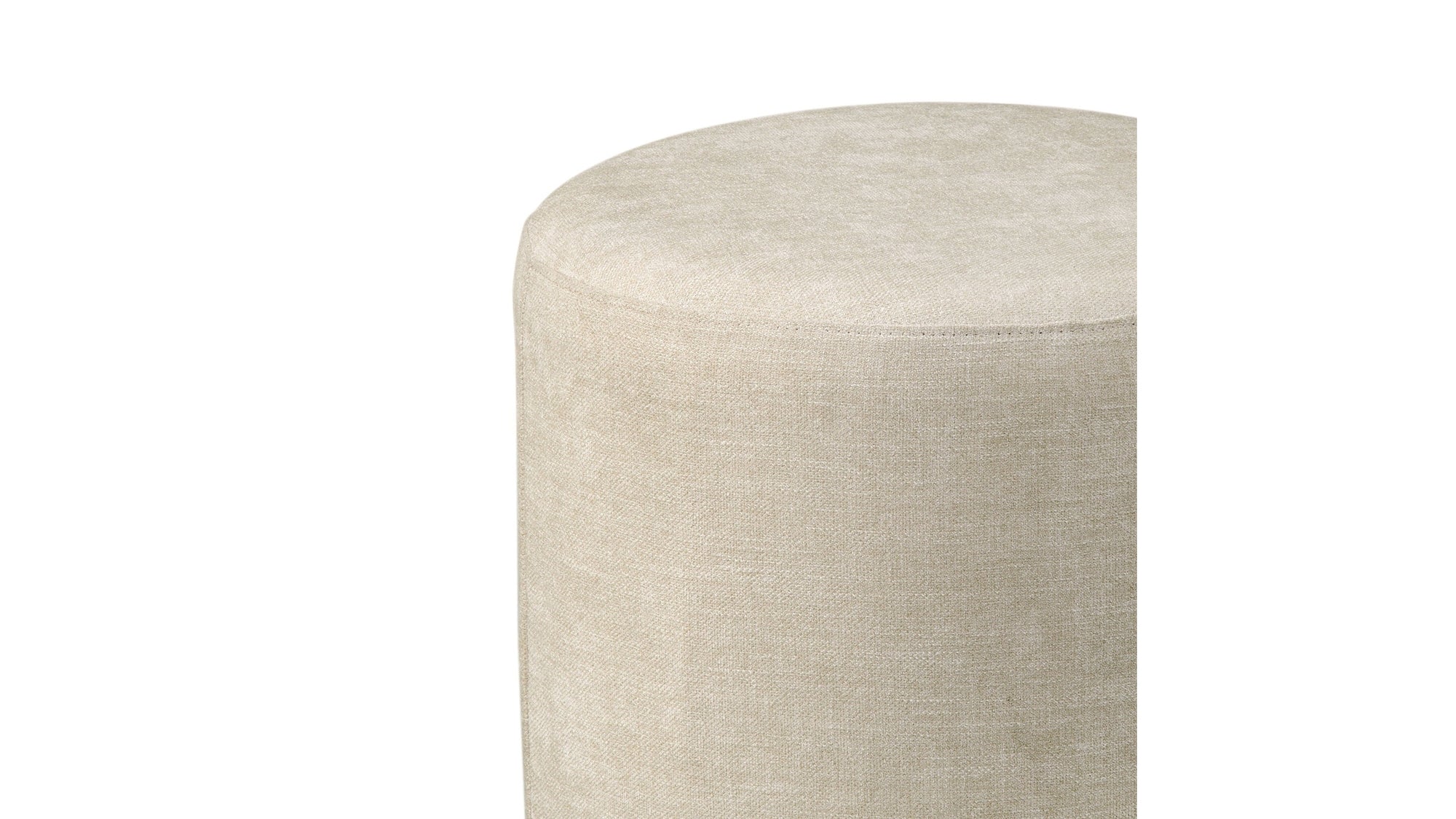 Anderson - Round Ottoman - Beige