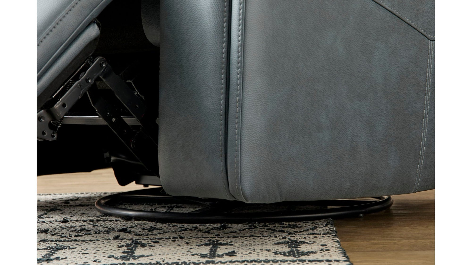 Vernon - Power Swivel Gliding Recliner With Power Headrest, Lumbar, Heat & Massage