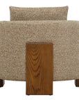 Halligan - Upholstered Accent Chair - Brown