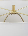 Magdaline - Rustic Table Lamp - White