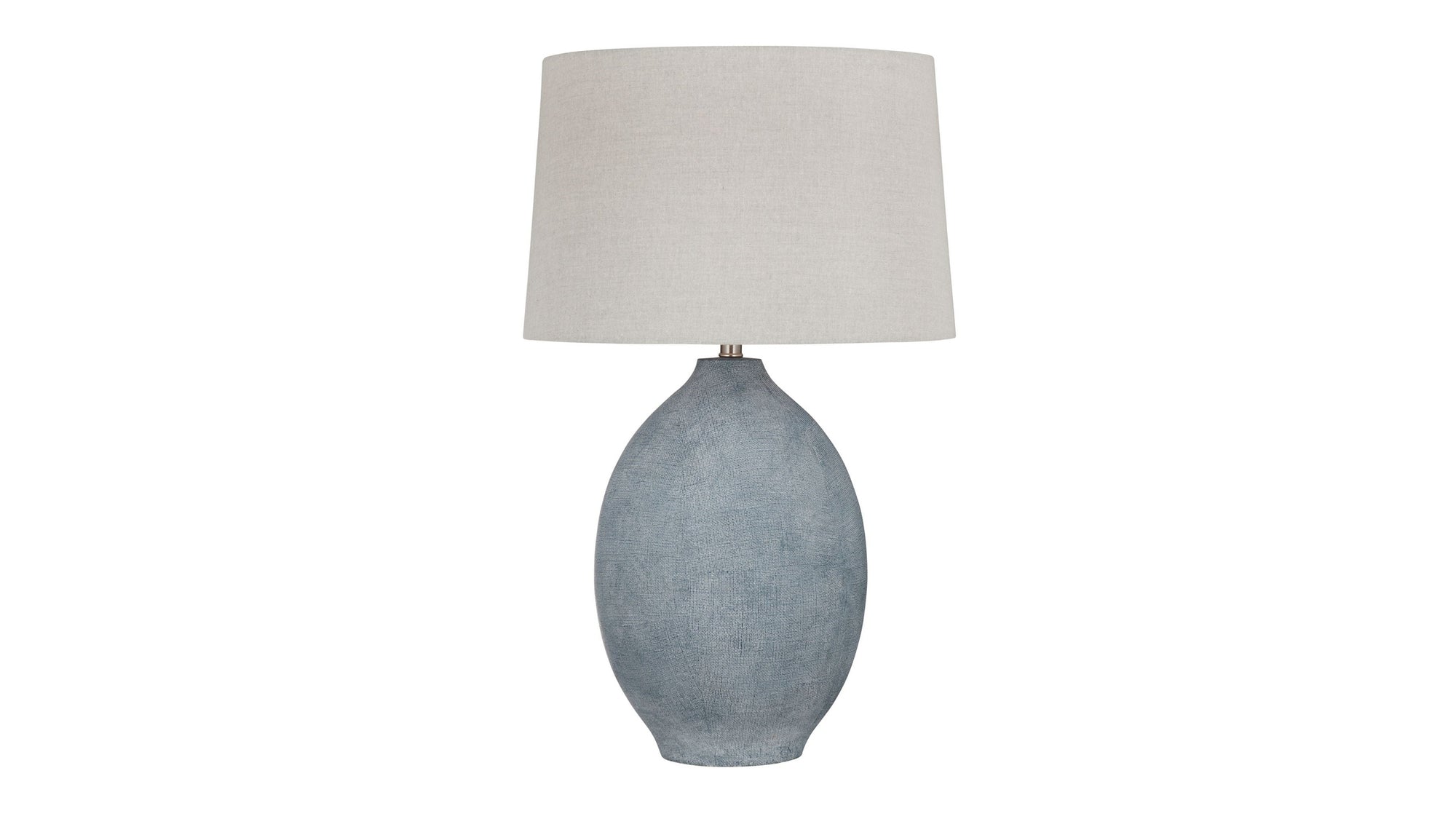 Leith - Table Lamp - Blue / Beige