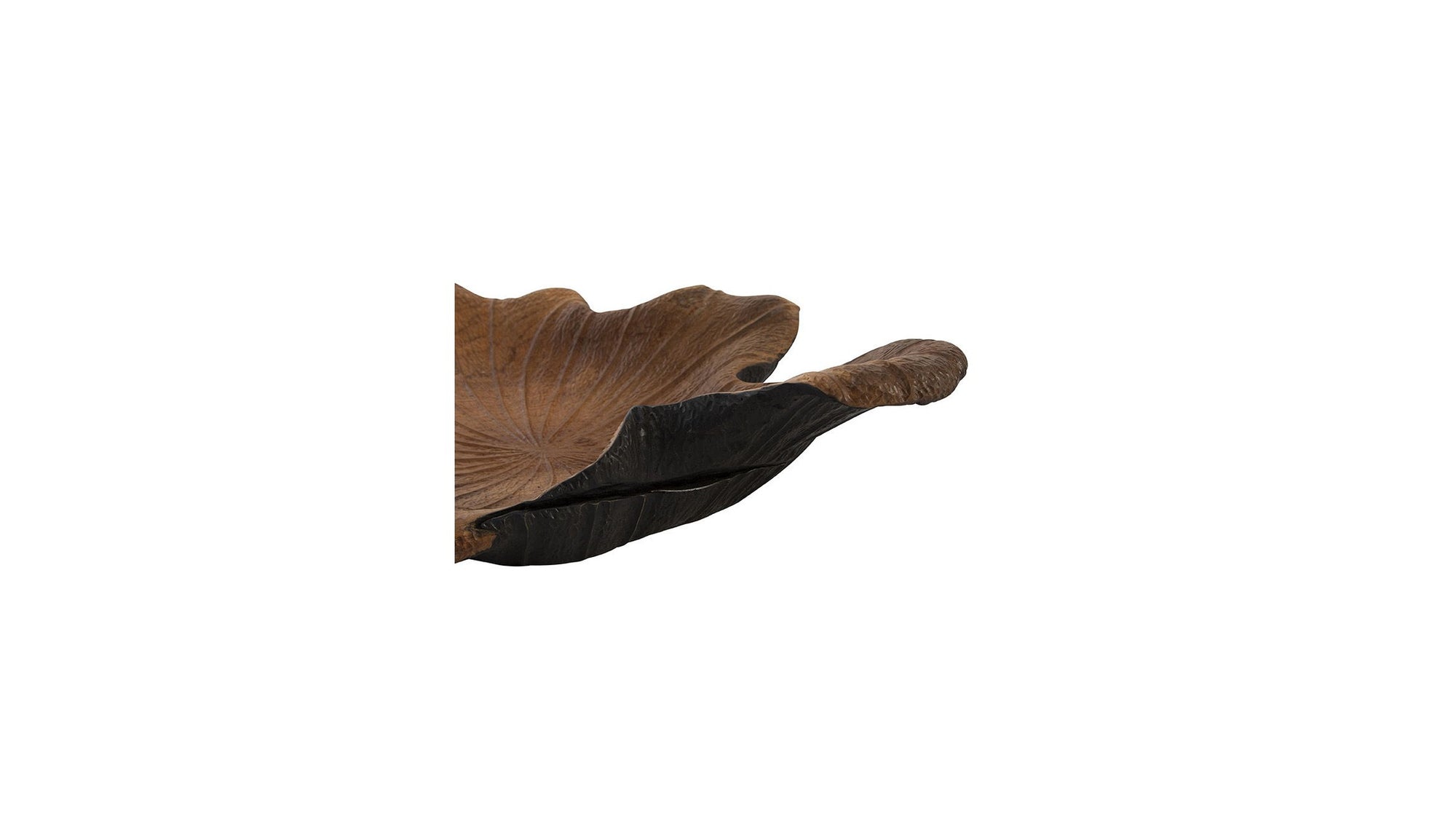 Teak Bowl - Black / Dark Brown