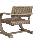Rehema - Outdoor Wicker Lounge Chair - Gray