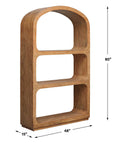 Achley - Seamless Wooden Etagere - Woodtone