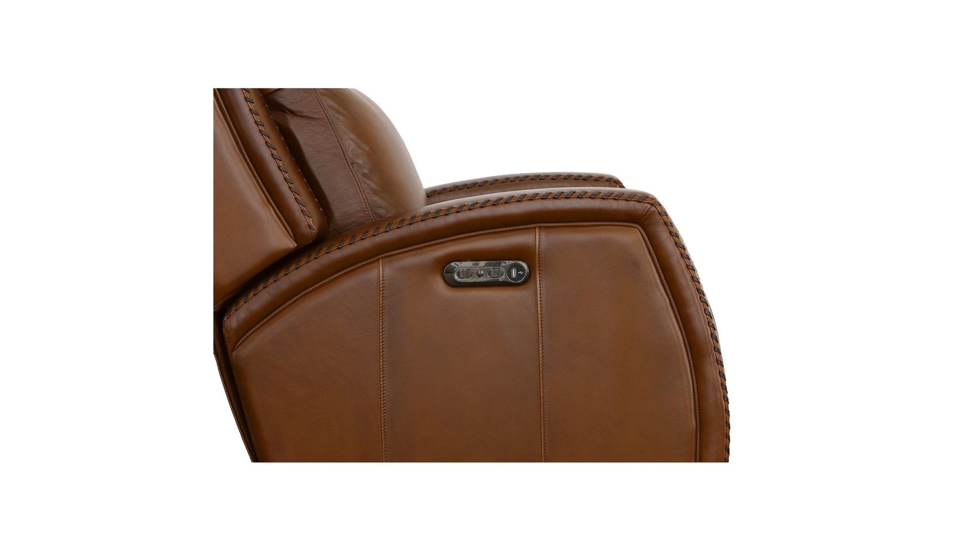 Mustang - Power Gliding Recliner With Power Headrest - Rust