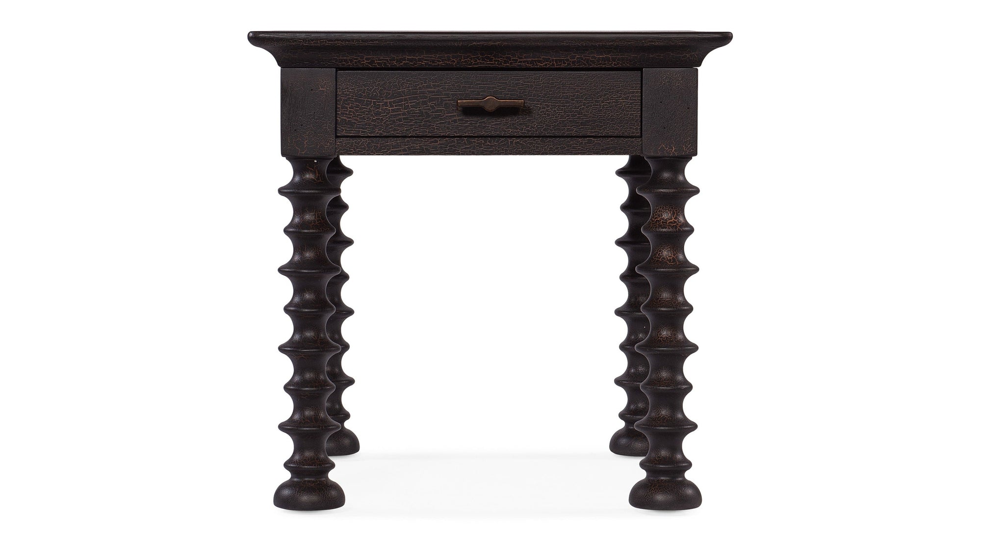 Big Sky - Turned Leg End Table - Black
