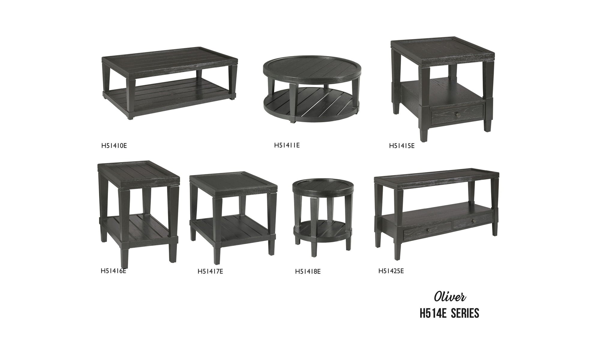 Oliver - Rectangular End Table With 1 Drawer