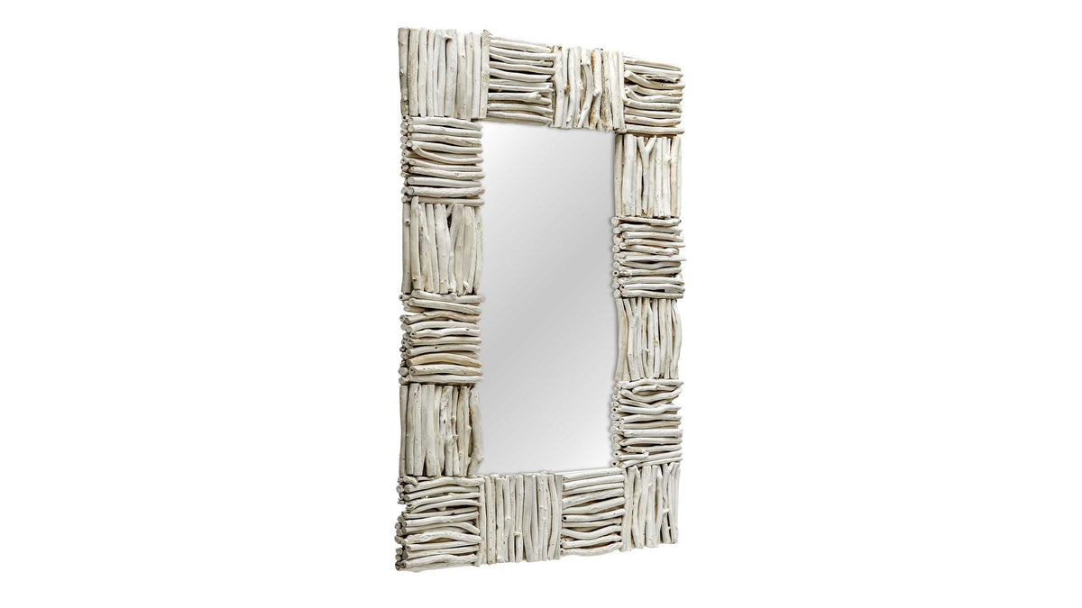 Lathey - Teak Mirror - Woodtone