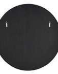 Helia - Round Mirror - Black / Brass