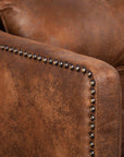 Clay - Leather Armchair - Dark Brown