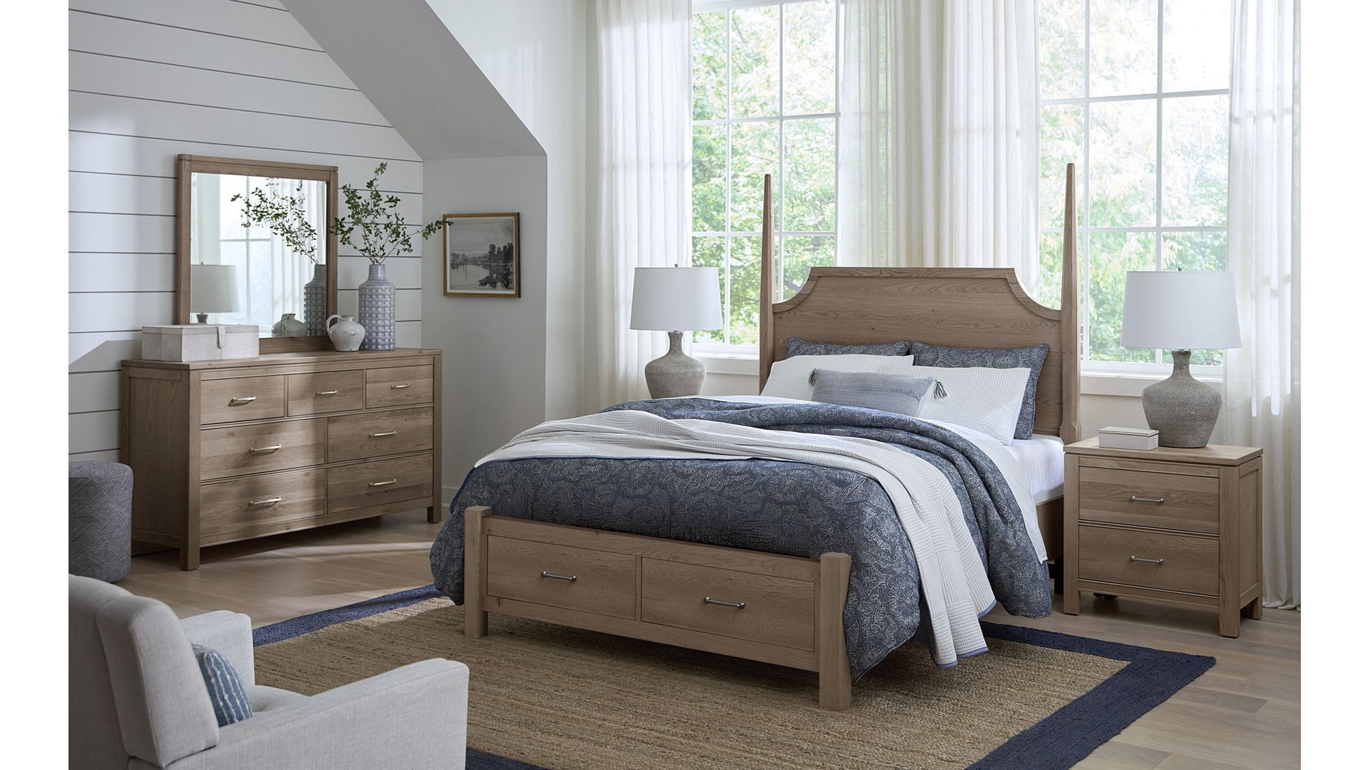 Tide & Timber - Pencil Post Storage Bed