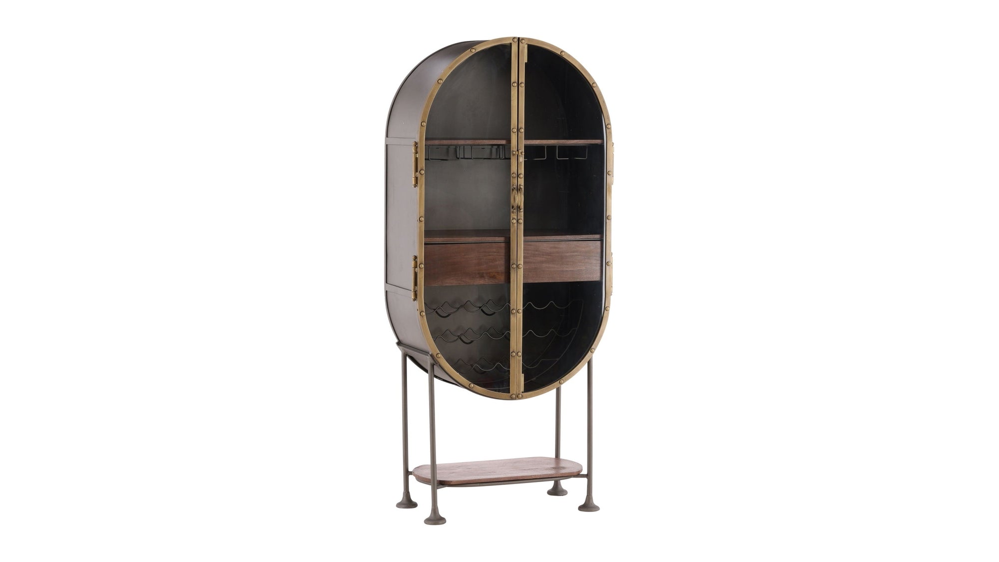 Eclipse - Bar Cabinet - Dark Brown