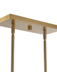 Awyr - 8 Light Linear Chandelier - Bronze