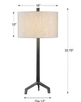 Ivor - Cast Iron Lamp