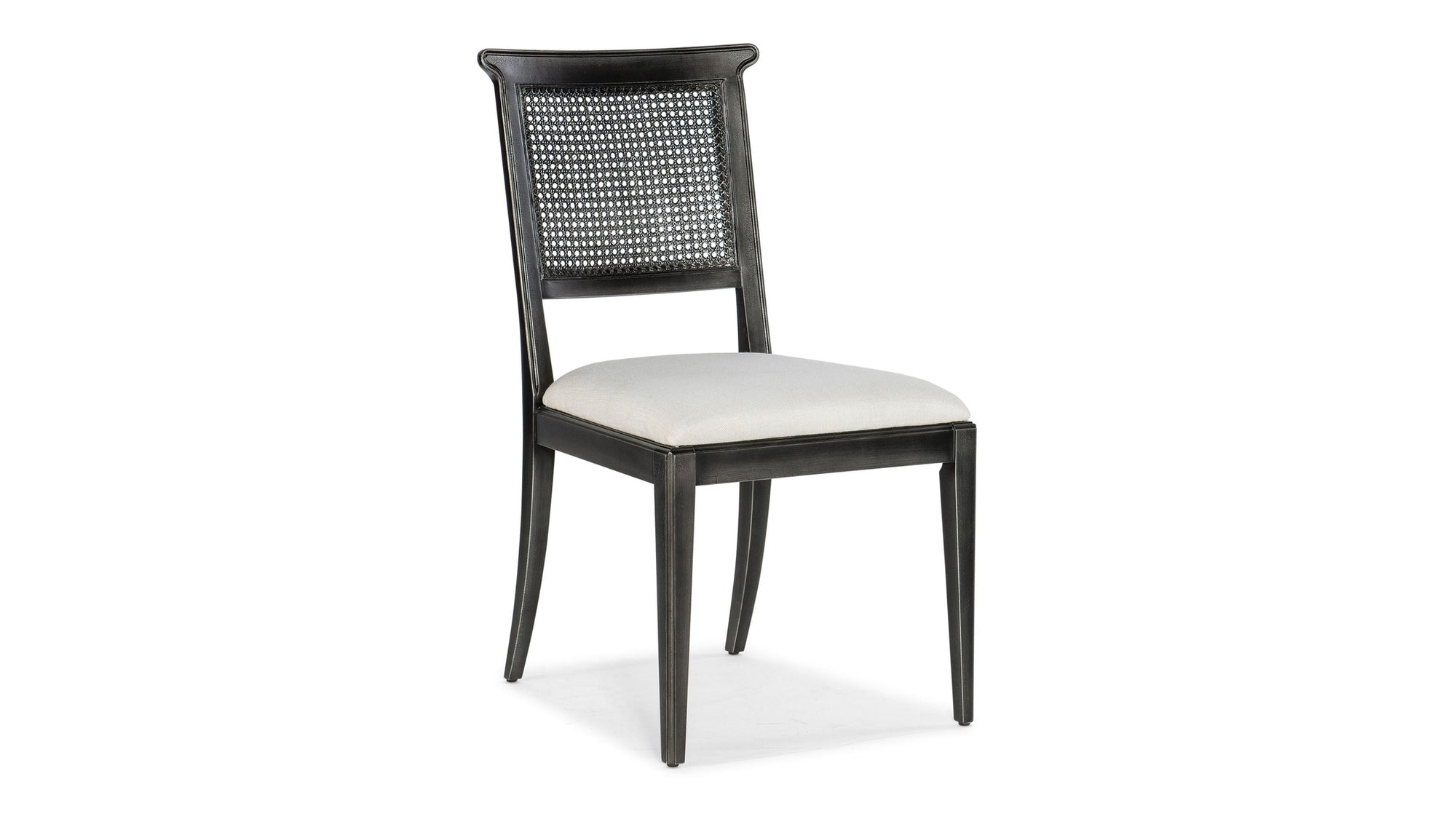 Charleston - Upholstered Seat Side Chair Set of 2 - Black