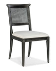 Charleston - Upholstered Seat Side Chair Set of 2 - Black