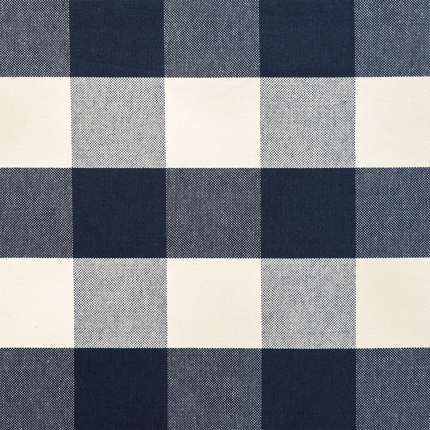 Camille - Twin Buffalo Check Comforter Set (Set of 2) - Navy
