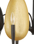 Warwick - 6 Light Chandelier - Matte Black