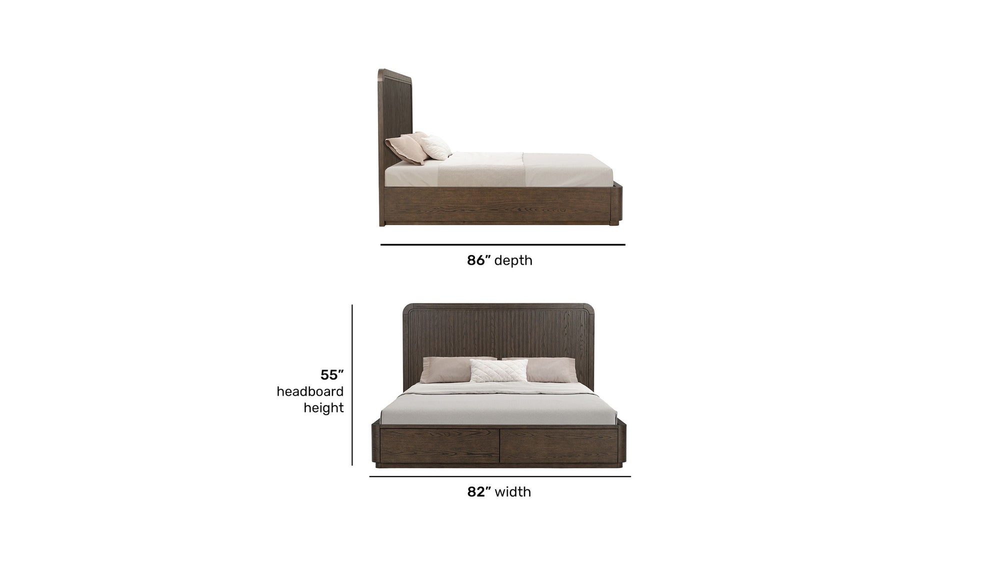 Athens - Panel Storage Bed