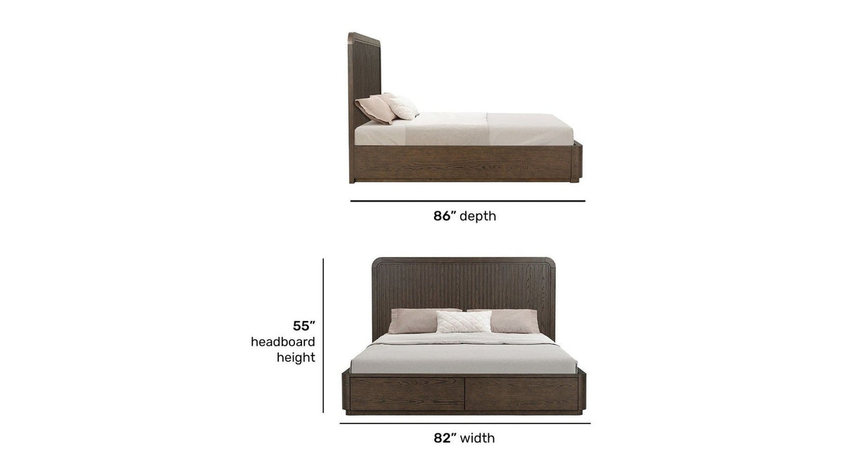 Athens - Panel Storage Bed