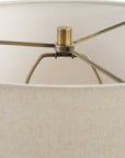 Hemisphere - Travertine Table Lamp - Beige