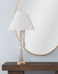 Devon - Table Lamp - Clear / Brushed Gold
