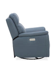 Sawyer - Swivel Glider With Power Headrest, Lumbar, Heat & Massage