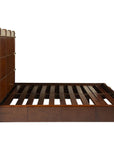 Gentlemen's - King Bed - Dark Brown