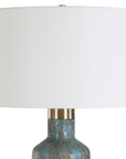 Dauphine - Cracked Table Lamp - Teal