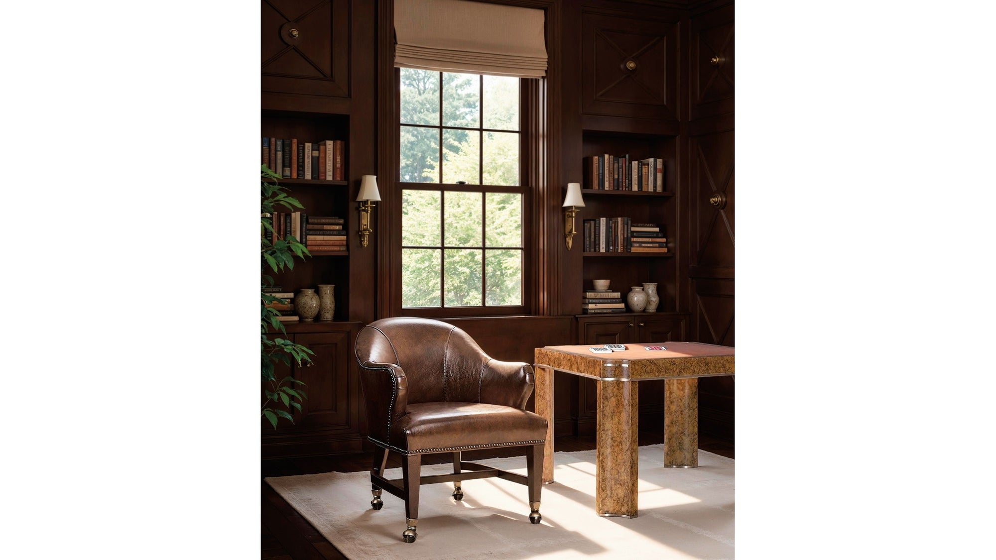 CC - Queen Game Chair - Dark Brown