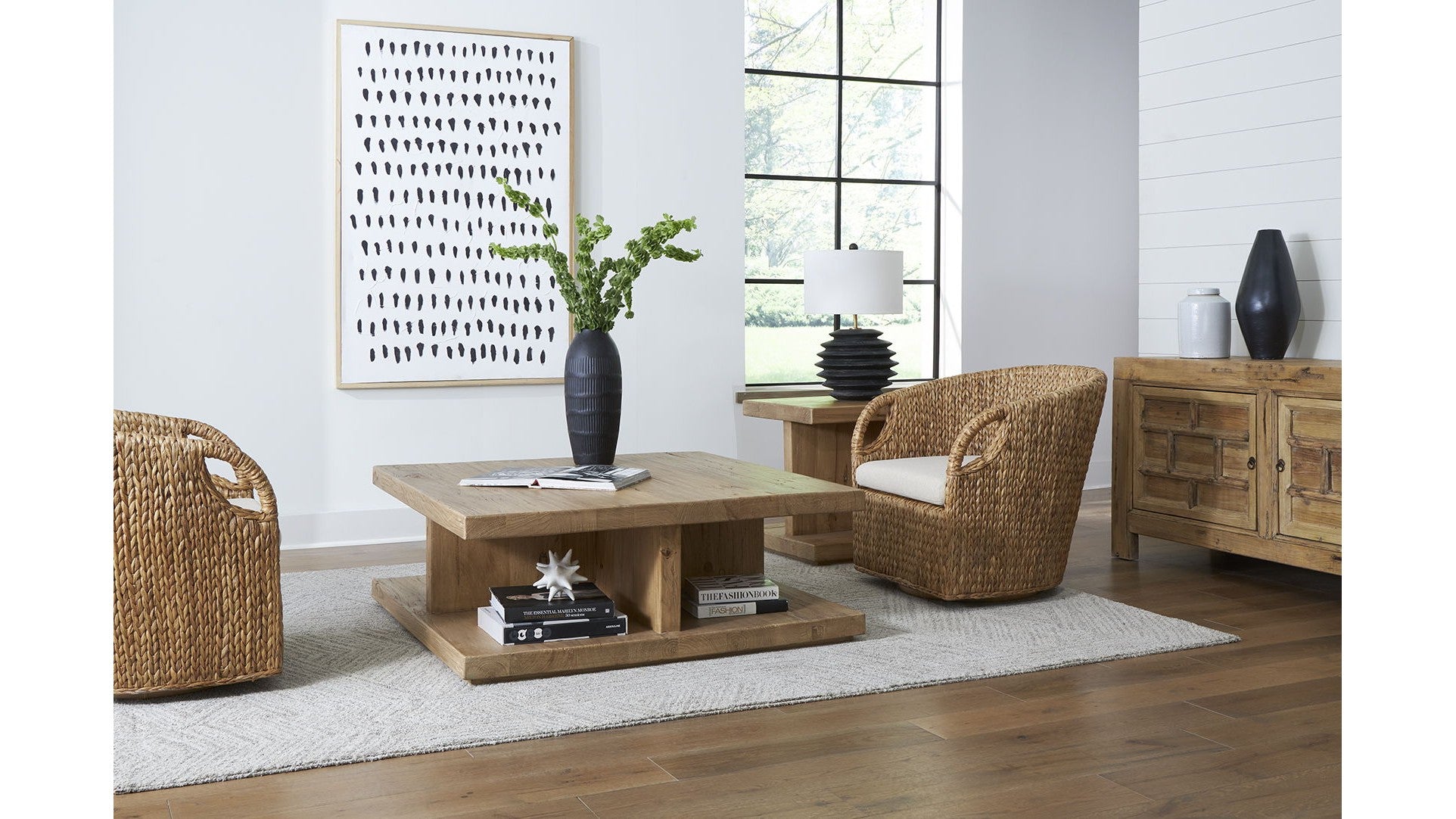 Morris - Swivel Chair - Light Brown