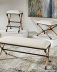 Firth - Rustic Counter Stool - Oatmeal