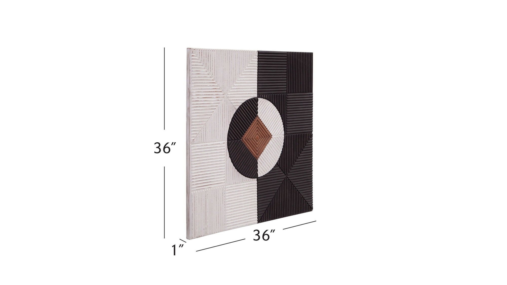 Mercury Wall Hanging - White / Black