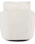 CC - Bonnie Swivel Chair With Power Footrest - White