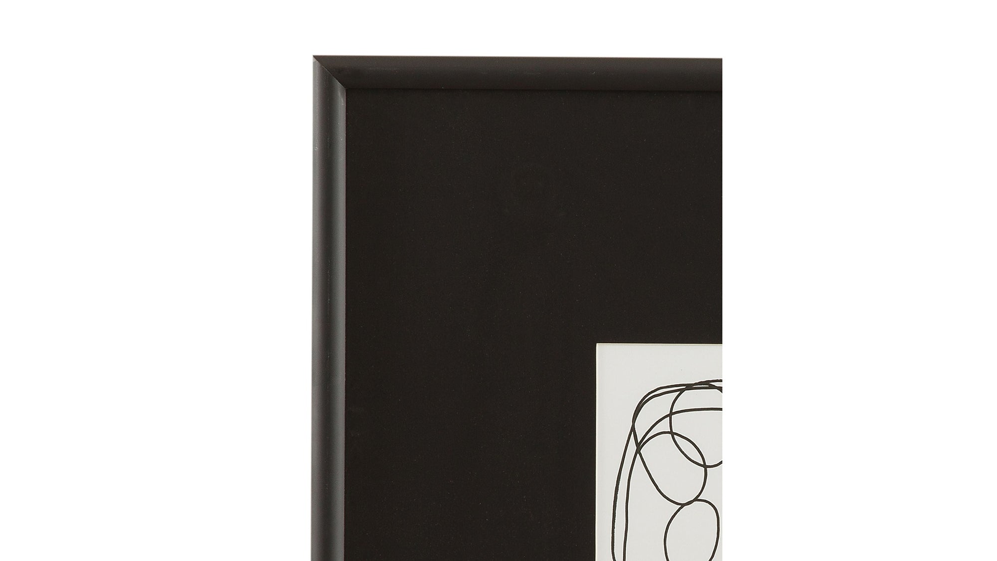 Form Study X Framed Print - Black
