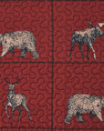 Woodland Plaid - King Reversible Quilt Set (Set of 3) - Red / Navy