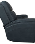 Riverton - Power Sofa With Power Headrest And Lumbar - Black