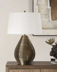 Knowles - Brass Table Lamp - Bronze